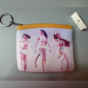 Pink Anime Character huntrix demon slayer kpop Coin Purse rumi mara Zoe